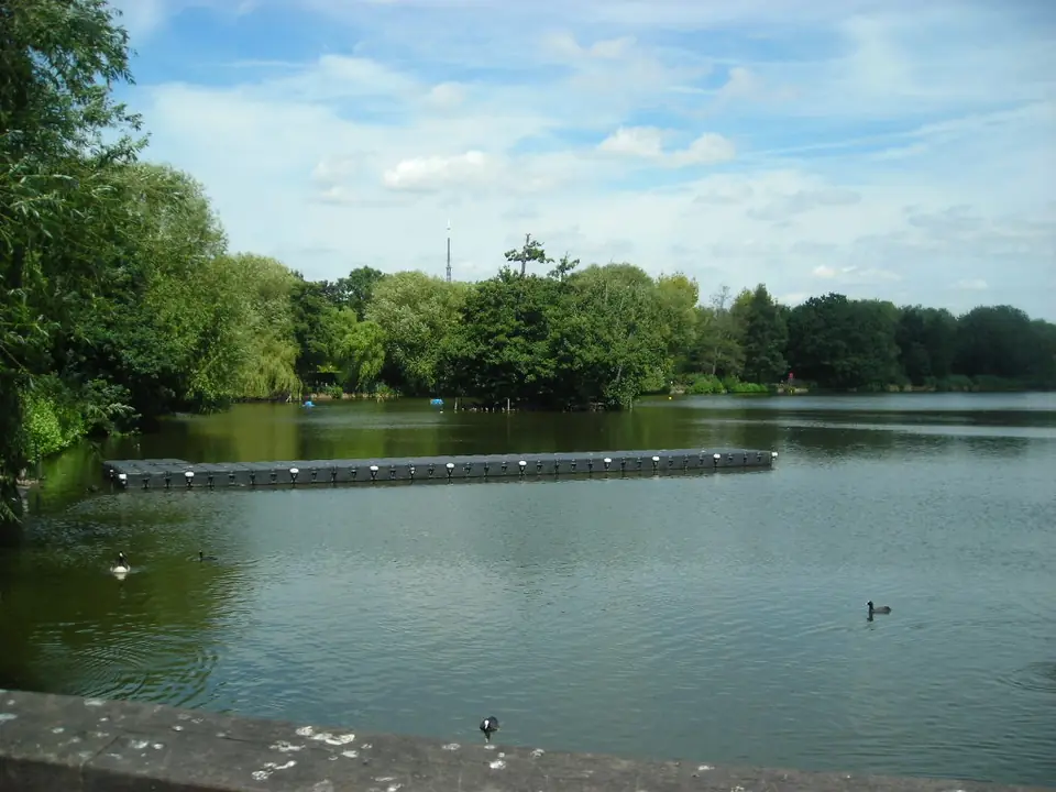 Water and trees at South Norwood Lake